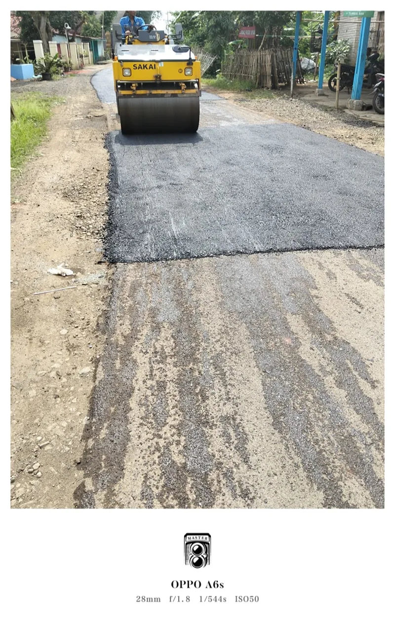 Perbaikan jalan berlubang dan lapisan ulang overlay aspal